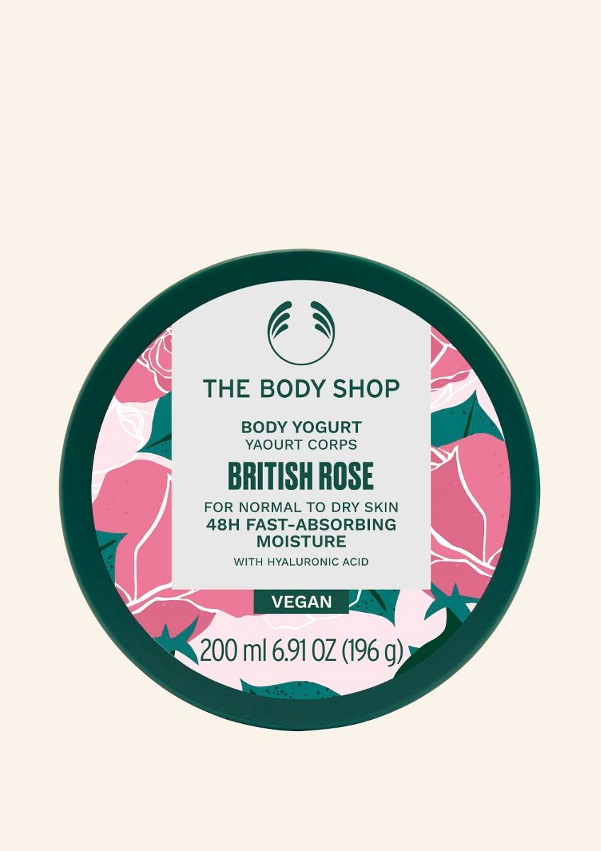The Body Shop British Rose Body Yogurt, 200ml