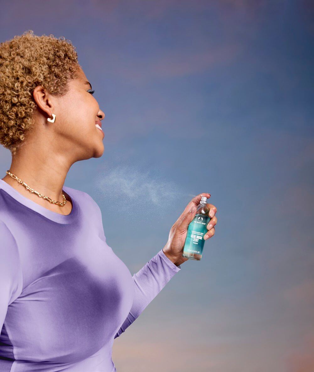 The Body Shop Blue Musk Zest Fragrance Mist, 100ml