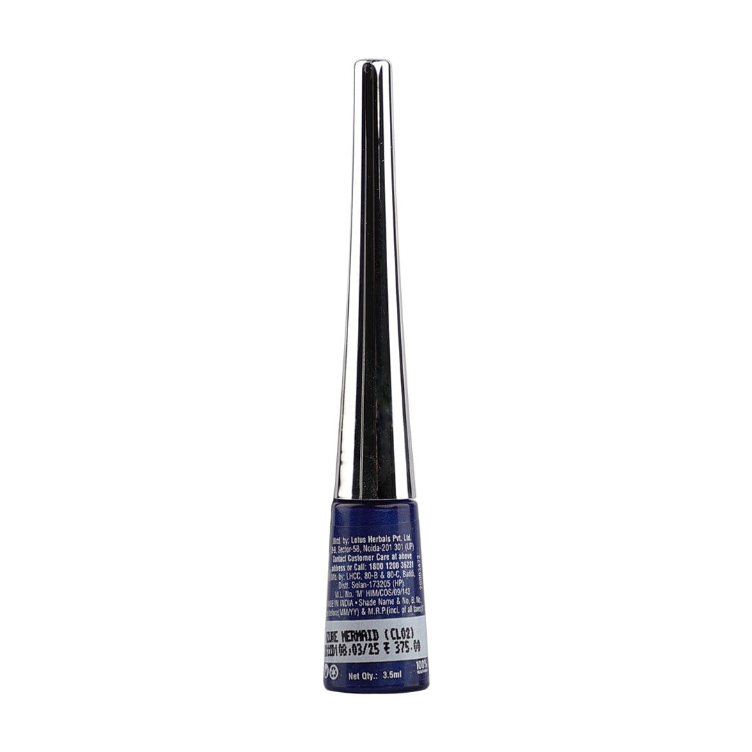 Lotus Herbals Colorkick Eye Liner Azure Mermaid CL02, 3.5ml