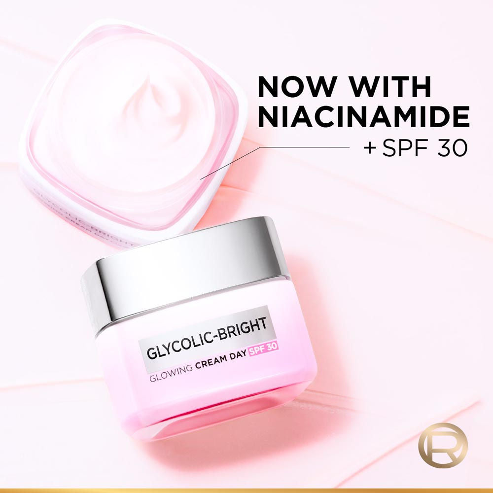 L'Oreal Paris Glycolic Bright Glowing Day Cream SPF 30, 15ml Buy at Indicrest Image 4