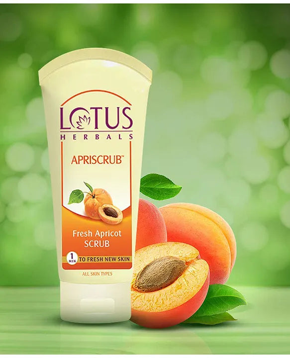 Lotus Herbals Apriscrub Fresh Apricot Scrub, 100g