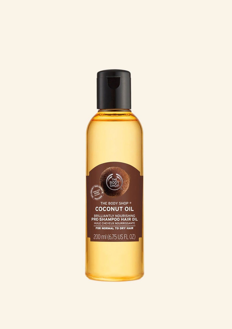 The Body Shop Coconut Oil Brilliantly Nourishing Pre-Shampoo Hair Oil, 200ml Buy at Indicrest