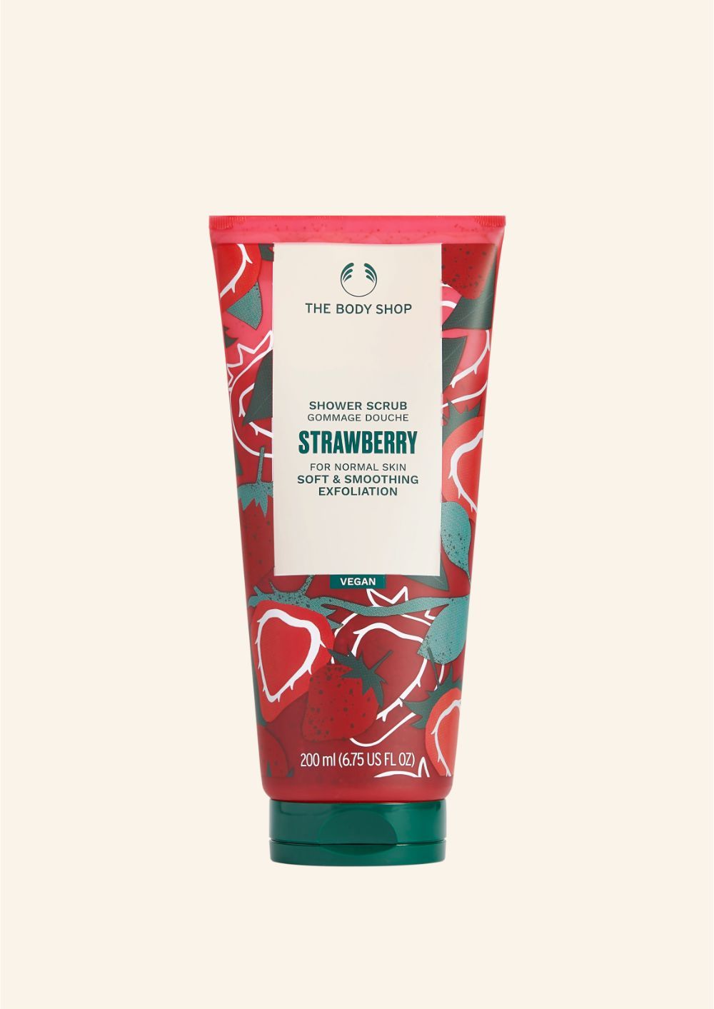 The Body Shop Strawberry Shower Scrub, 200ml
