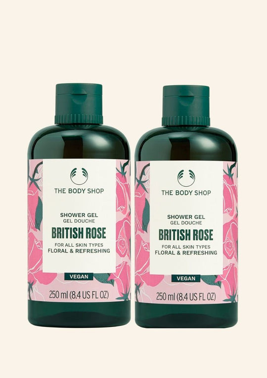 The Body Shop British Rose Shower Gel, 250ml x 2 Buy at Indicrest
