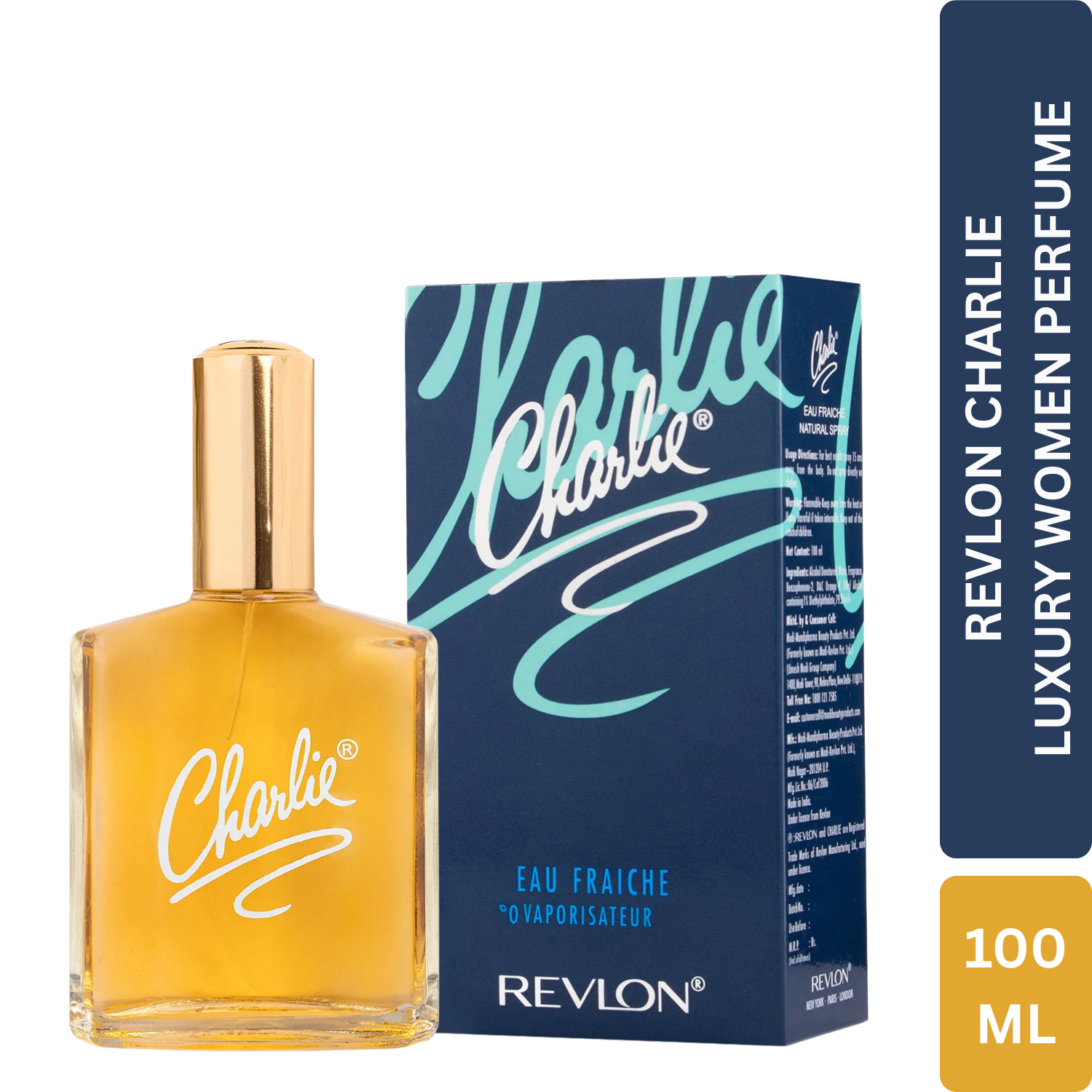 Revlon Charlie Blue EDT Perfume, 100ml - Image 2 - Buy from Indicrest