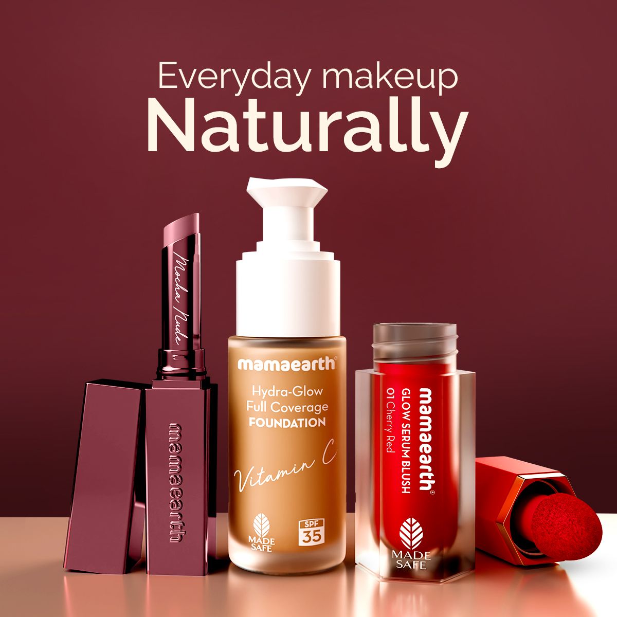 Mamaearth Luxe Matte Long Stay Lipstick with Passion Fruit Oil & Vitamin E, 2g | Mocha Nude - Image 10 - Buy from Indicrest