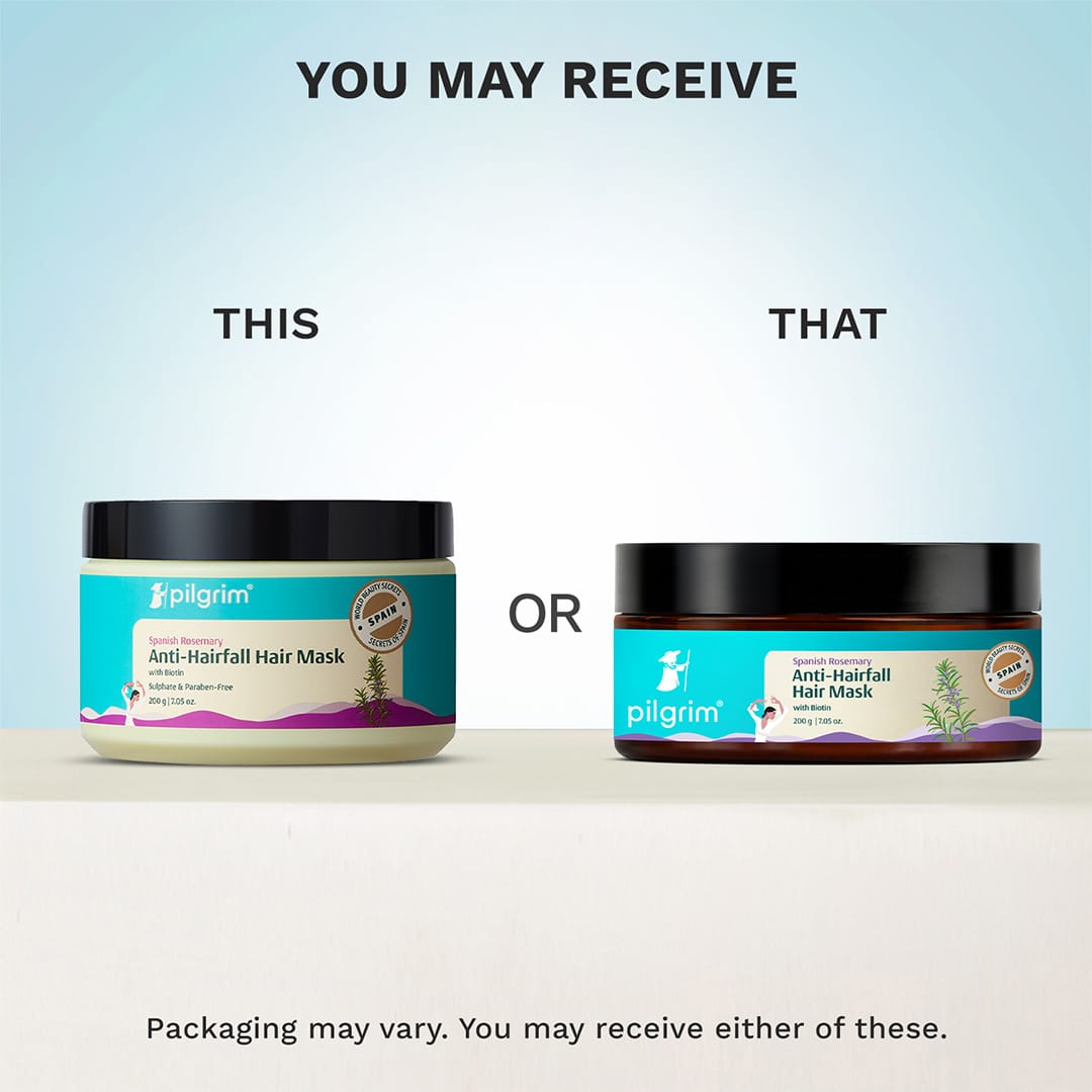 Pilgrim Spanish Rosemary & Biotin Anti-Hairfall Hair Mask, 200g - Image 2 - Buy from Indicrest