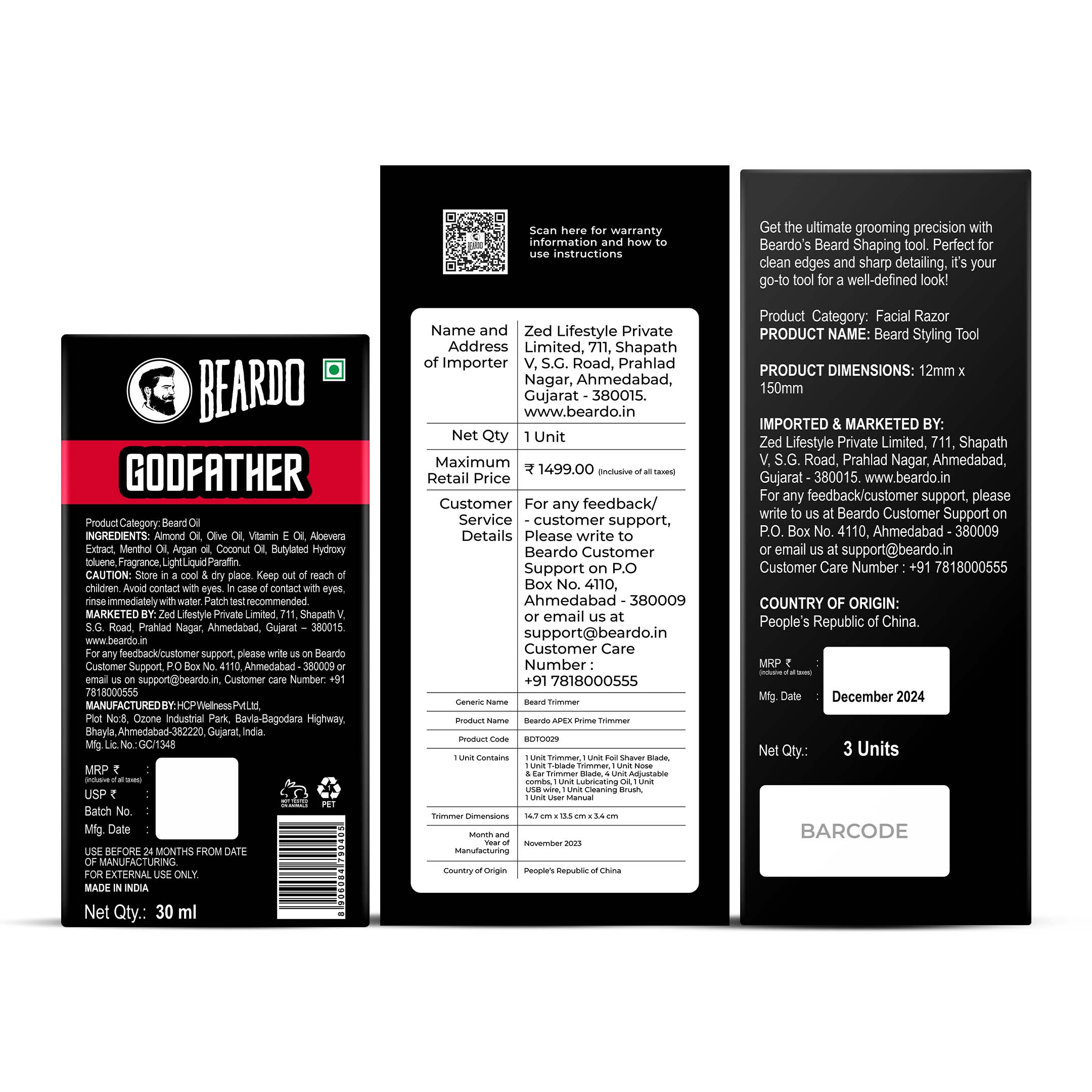 Beardo Italian Beard Combo - Image 10 - Buy from Indicrest