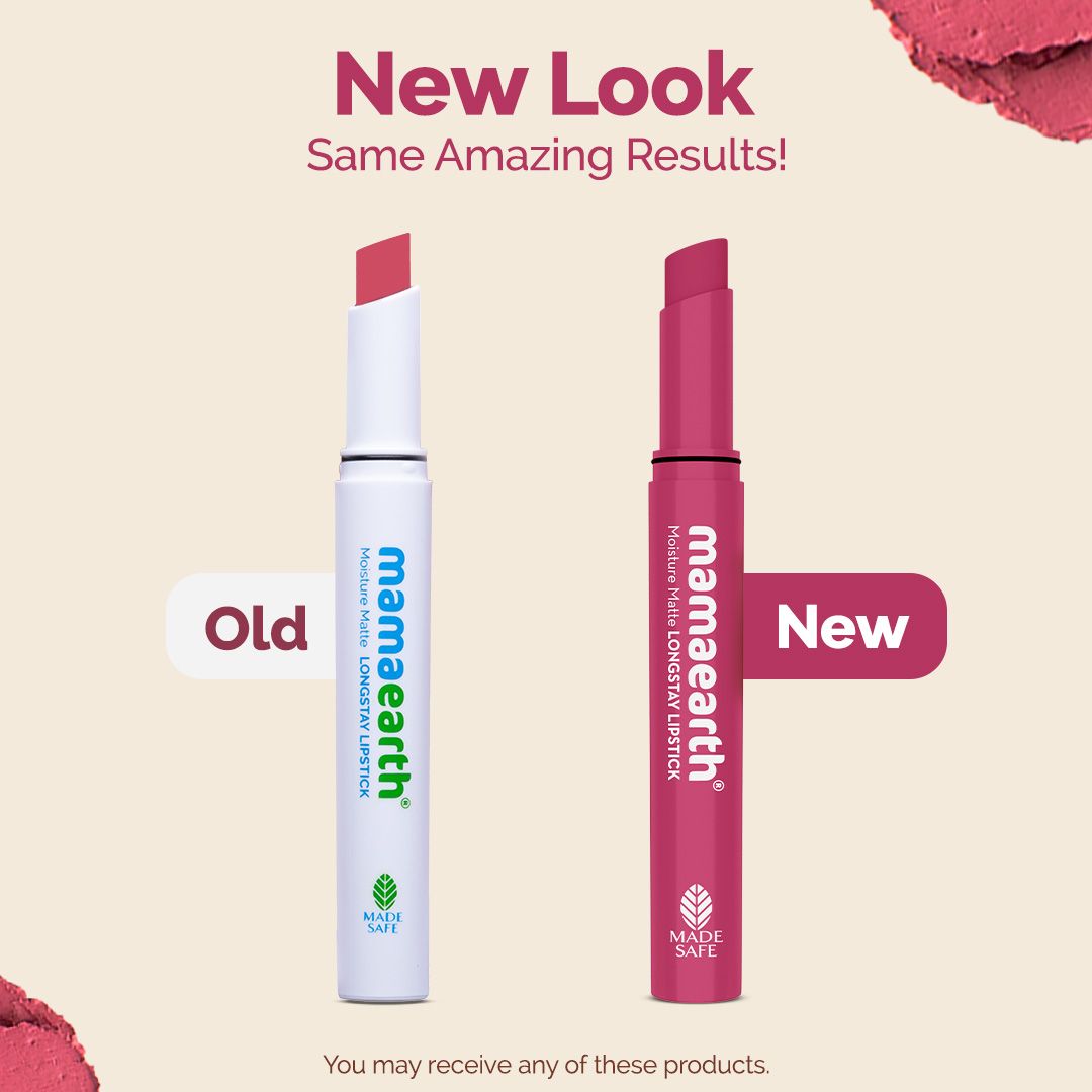 Mamaearth Moisture Matte Long Stay Lipstick, 2g | Pink Lemonade - Image 2 - Buy from Indicrest