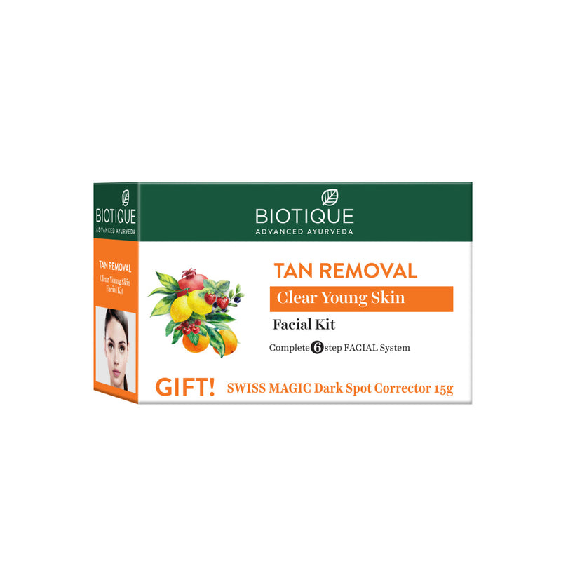 Biotique Tan Removal Clear Young Skin Facial Kit - Buy from Indicrest