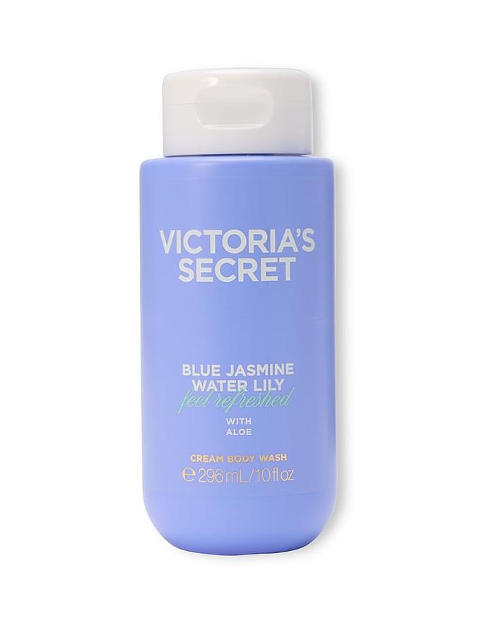 Victoria's Secret Blue Jasmine Water Lily Natural Beauty Cleanser Body Cream, 296 ml/10 fl oz