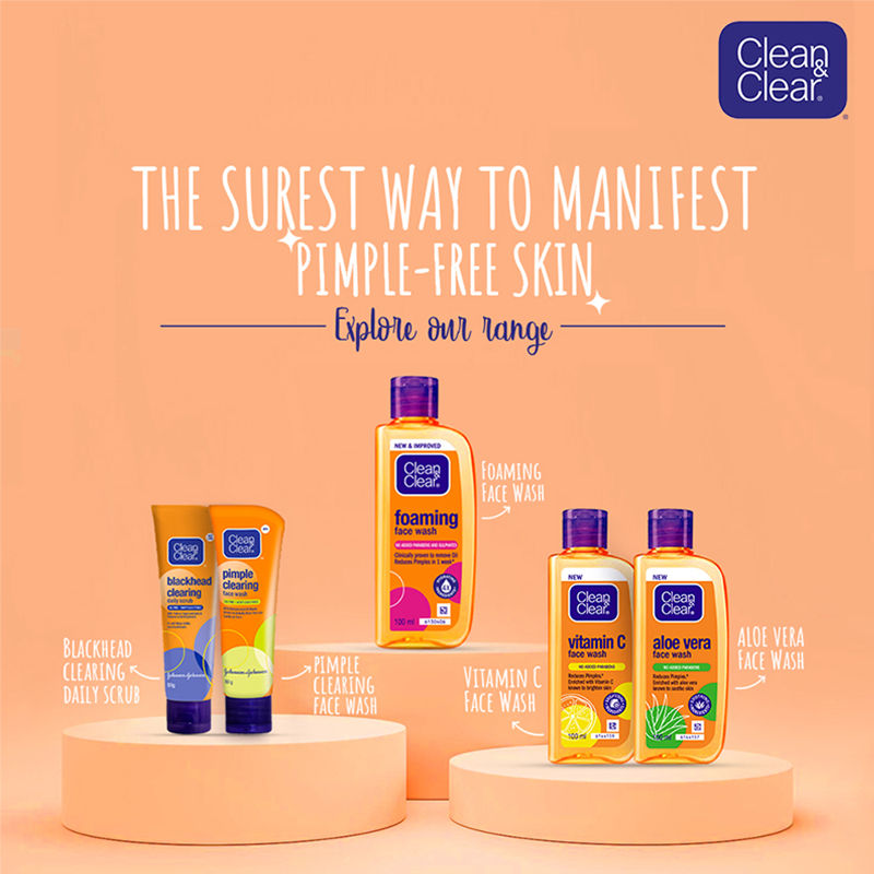 Clean & Clear Vitamin C Face Wash (Buy 1 Get 1 Free), 2 pieces Buy at Indicrest Image 5