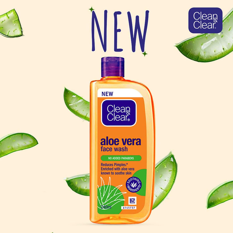 Clean & Clear Aloe Vera Face Wash (Buy 1 Get 1 Free), 2 pieces