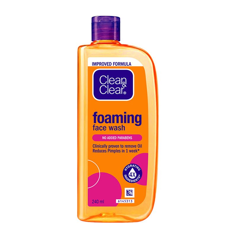 Clean & Clear Foaming Face Wash - Hydrating Cleanser for Oily Skin & Acne Value Pack, 3 pieces Buy at Indicrest Image 7