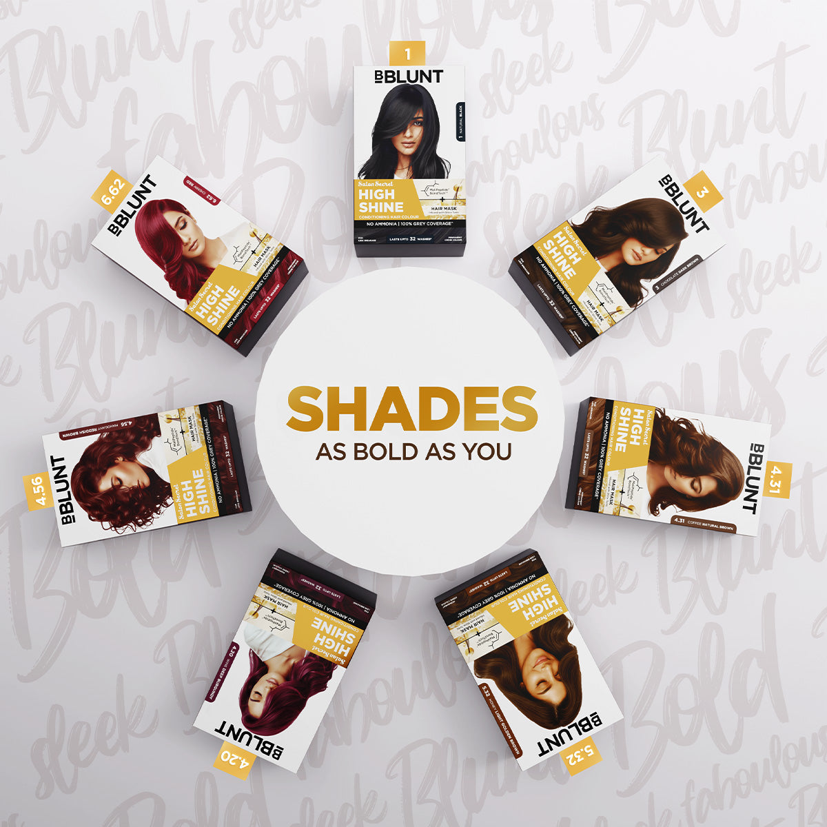Bblunt High Shine Conditioning Hair Colour, Coffee Brown Shade 4.31 - Image 12 - Buy from Indicrest
