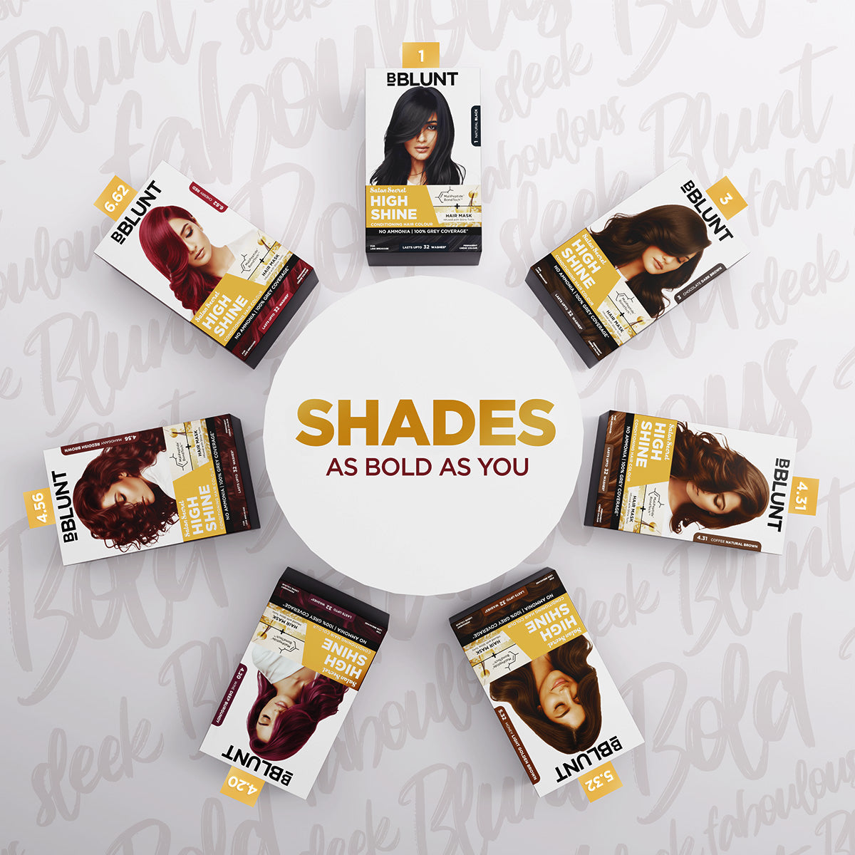 Bblunt High Shine Conditioning Hair Colour, Cherry Red Shade 6.62 - Image 12 - Buy from Indicrest