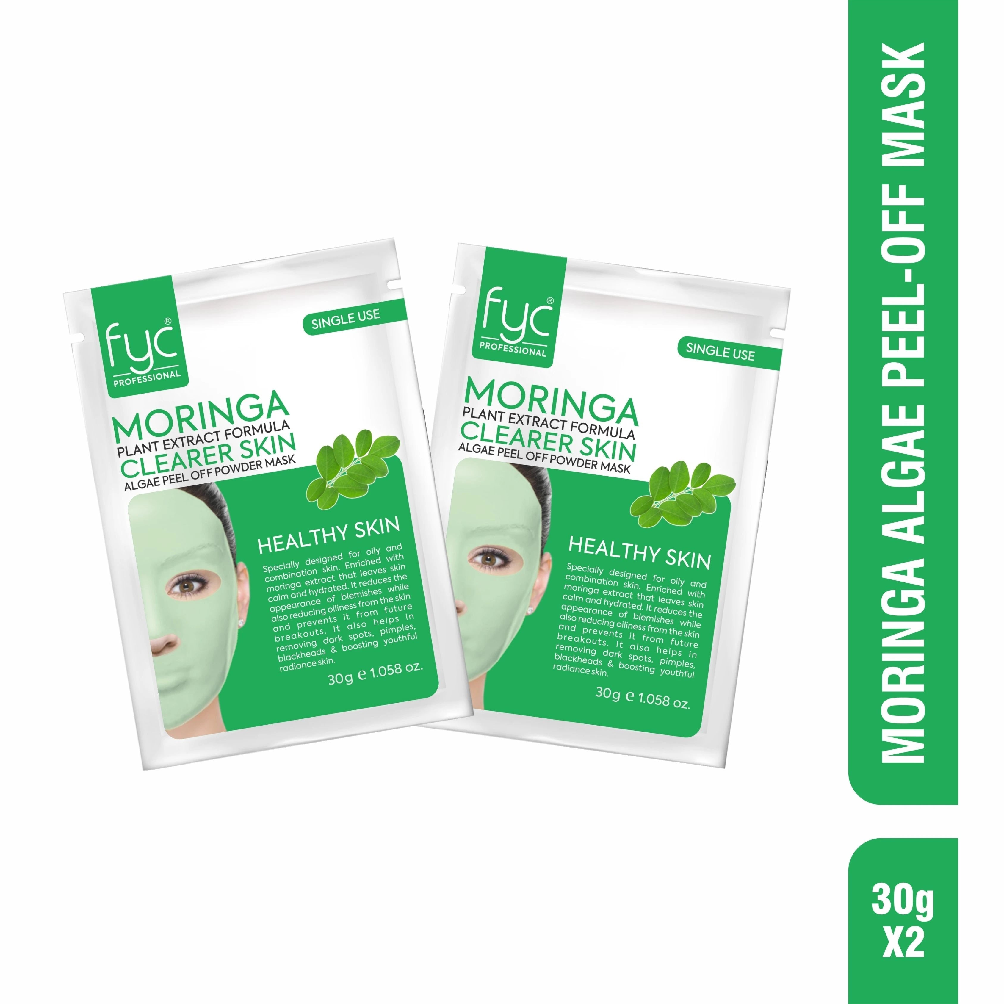 fyc-professional-moringa-algae-peeloff-mask-pack-of-2x30g - Buy from Indicrest