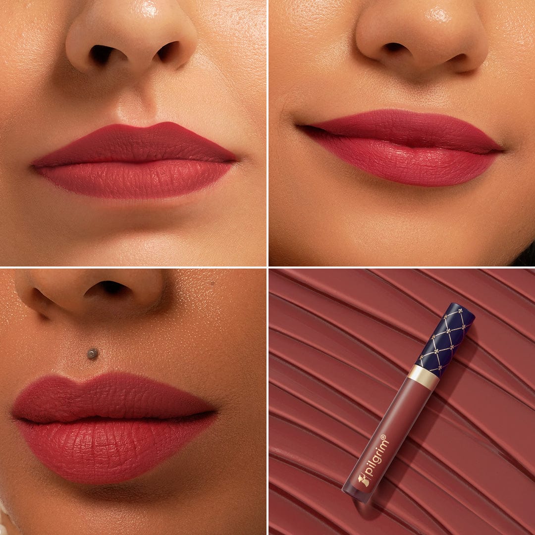 pilgrim the french collection liquid lipstick ruby kiss 11   Image 2   Buy from Indicrest