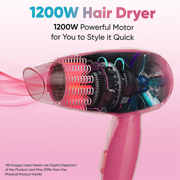 Vega Travel-Pro 1000-1200W Watts Hair Dryer - VHDH-33