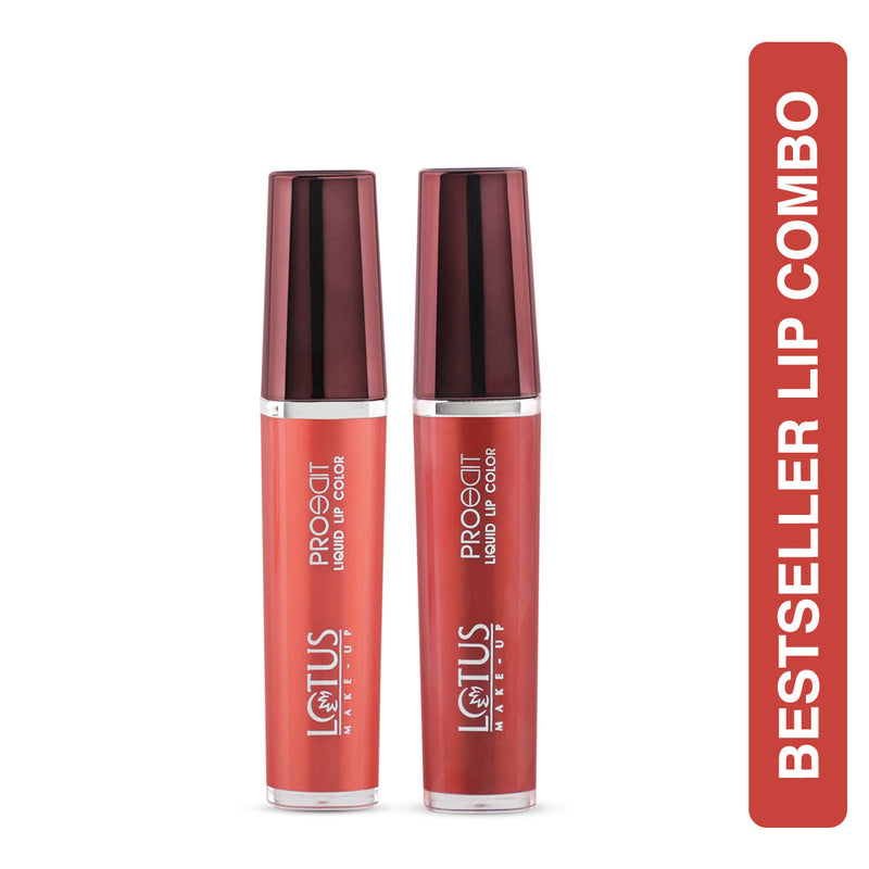 Lotus Herbals Proedit Bestseller Lip Combo, 2 X 8g