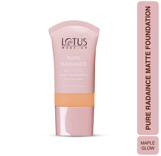 Lotus Herbals Make-Up Pure Radiance Matte Foundation SPF 20, MAPLE GLOW