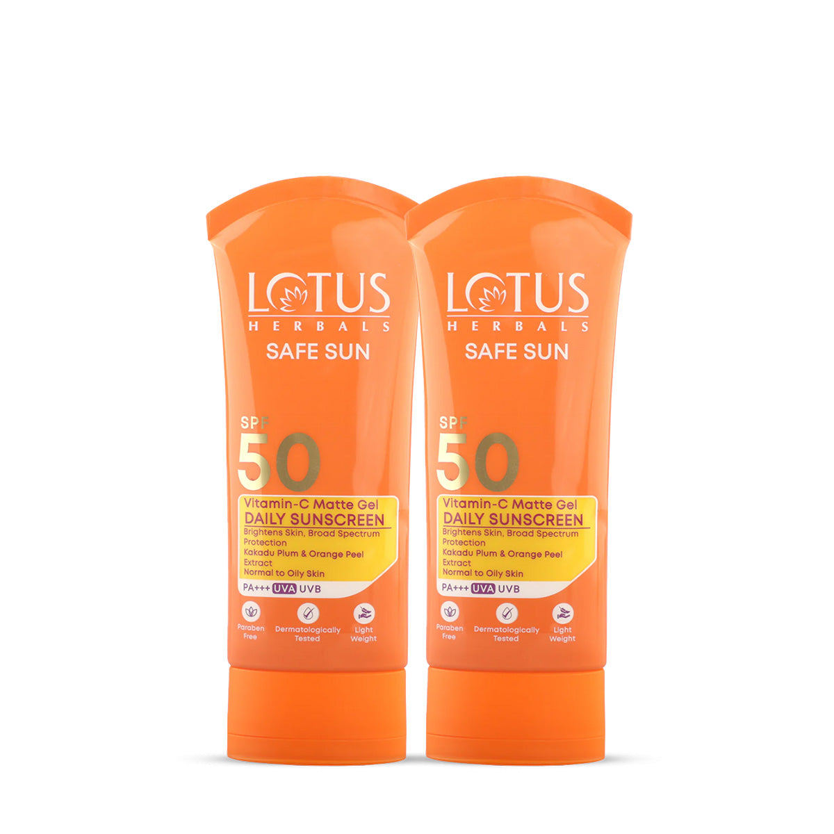 Lotus Herbals Safe Sun Vitamin-C MatteGEL Daily Sunscreen SPF 50, 100g