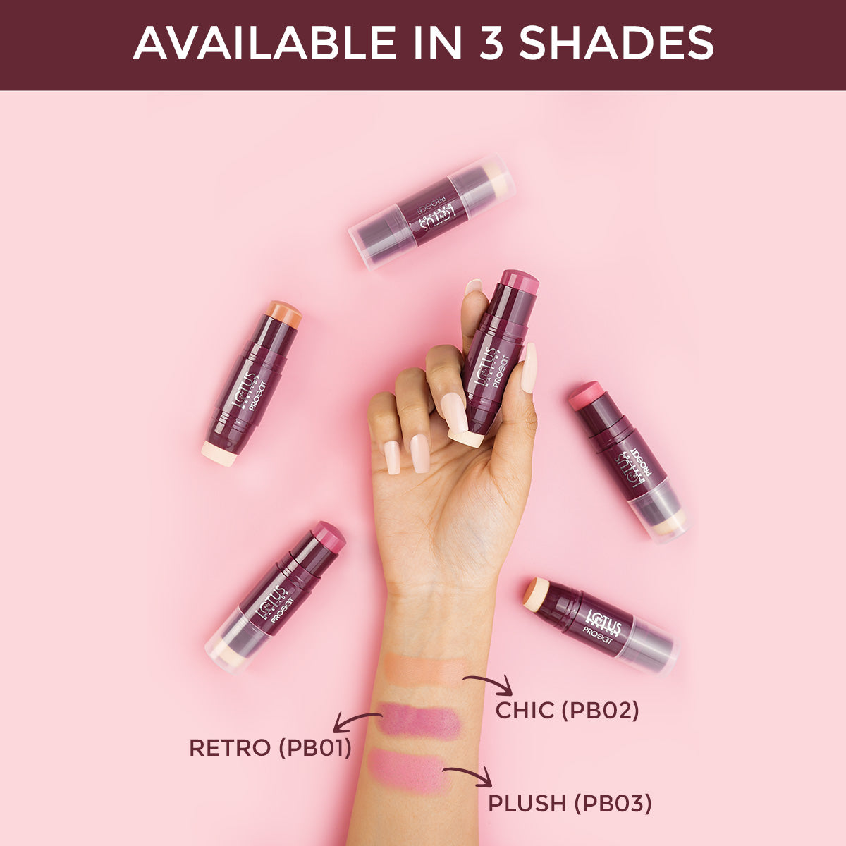 Lotus Herbals Proedit Cheekalicious Creme Blush, Chic