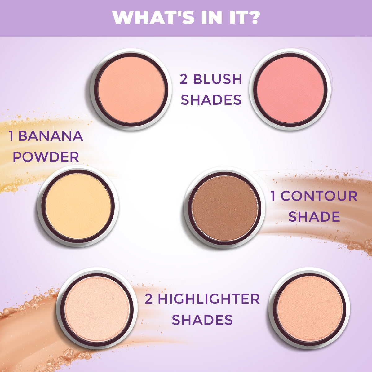 Lotus Herbals Proedit Power Trio Face Palette, 6 X 2.2g