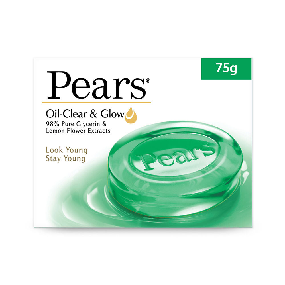 Pears Oil Clear & Glow Bathing Bar, 75g Buy at Indicrest Image 3