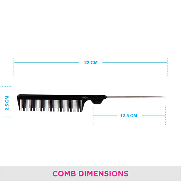 Vega Tail Comb (with Long Tail and Head) - 1222