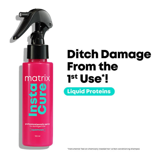 Matrix InstaCure Porosity Spray for Damaged Hair, Reduced Split Ends & Breakage, For All Hair Type, 100ml Buy at Indicrest