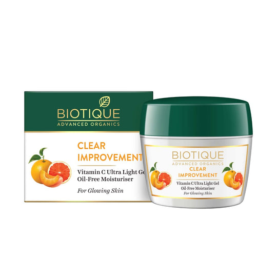 Biotique Clear Improvement Vitamin C Ultralight Oil Free Moisturizer, 175g - Buy from Indicrest