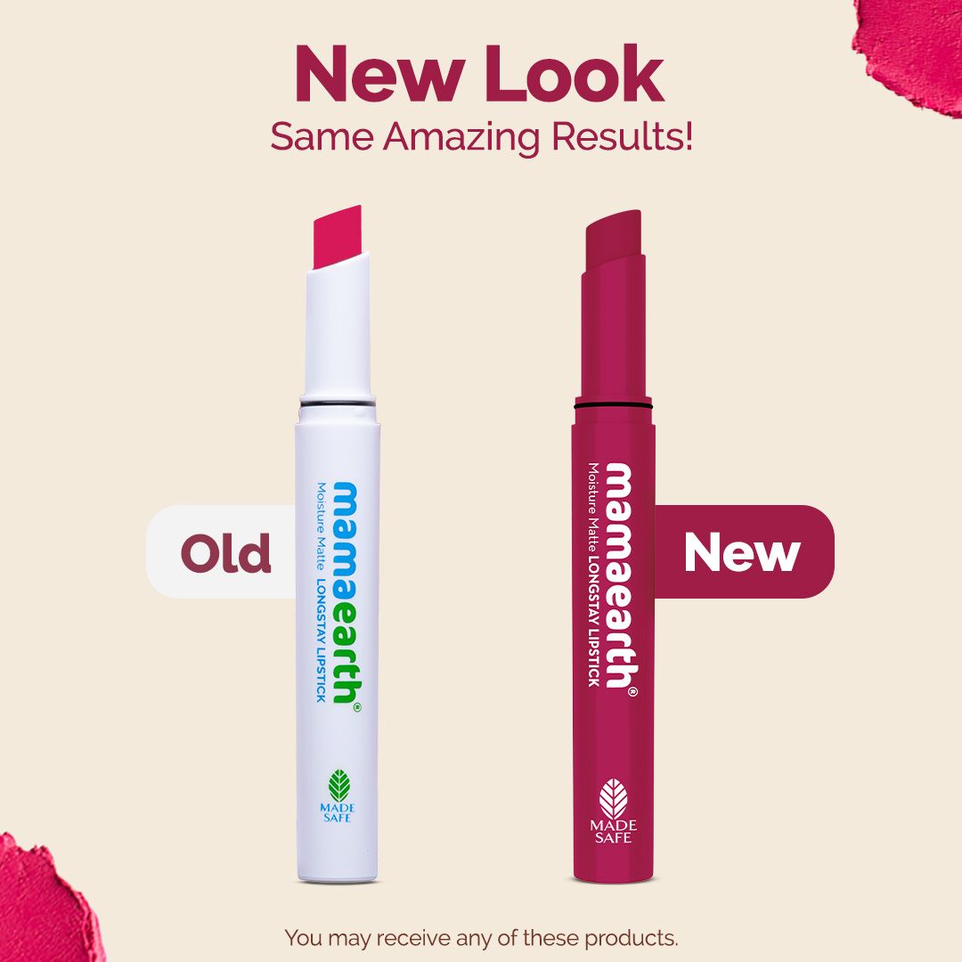 Mamaearth Moisture Matte Longstay Lipstick, 2g | Berrylicious Magenta - Image 2 - Buy from Indicrest
