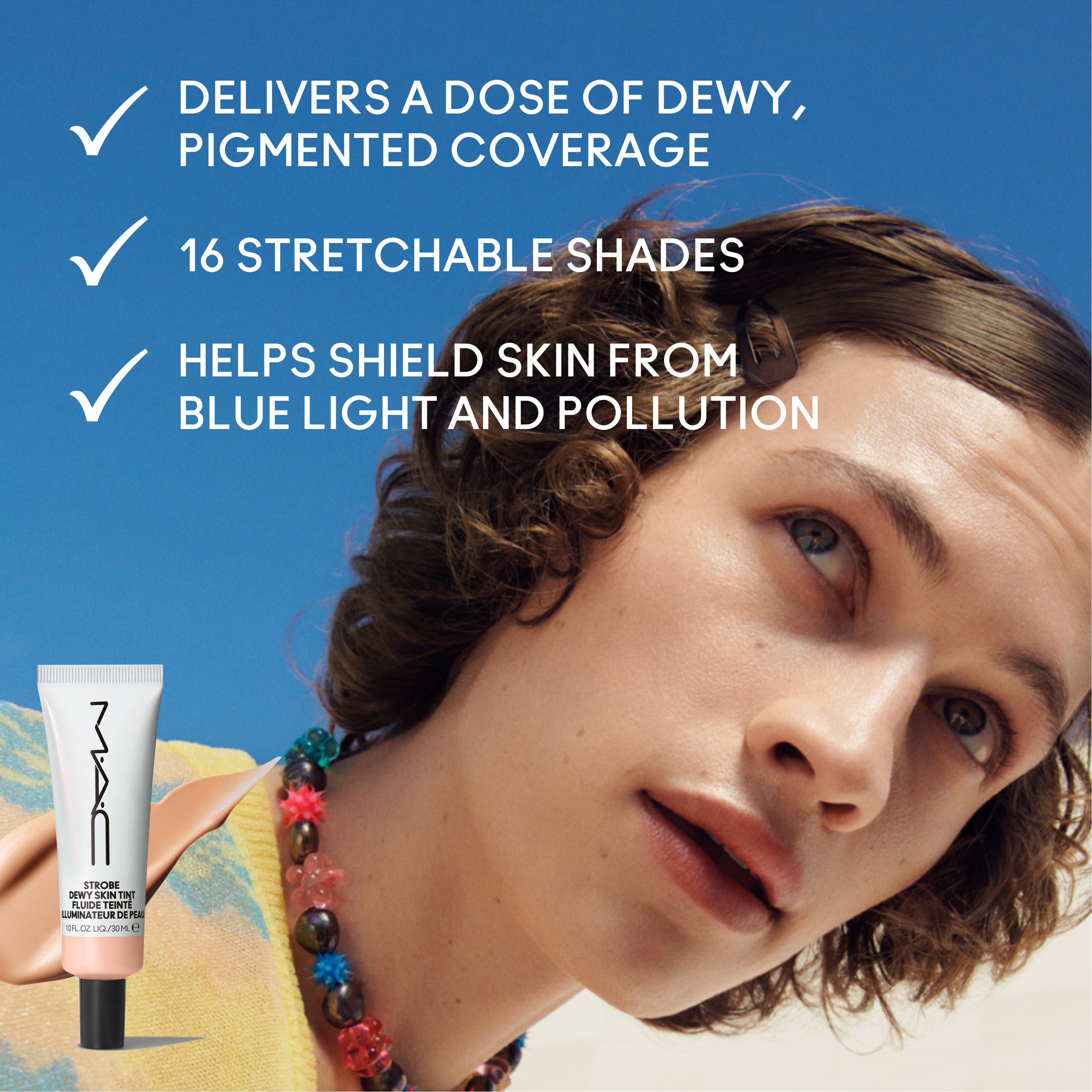 M.A.C Strobe Dewy Skin Tint - Light, 1 gms