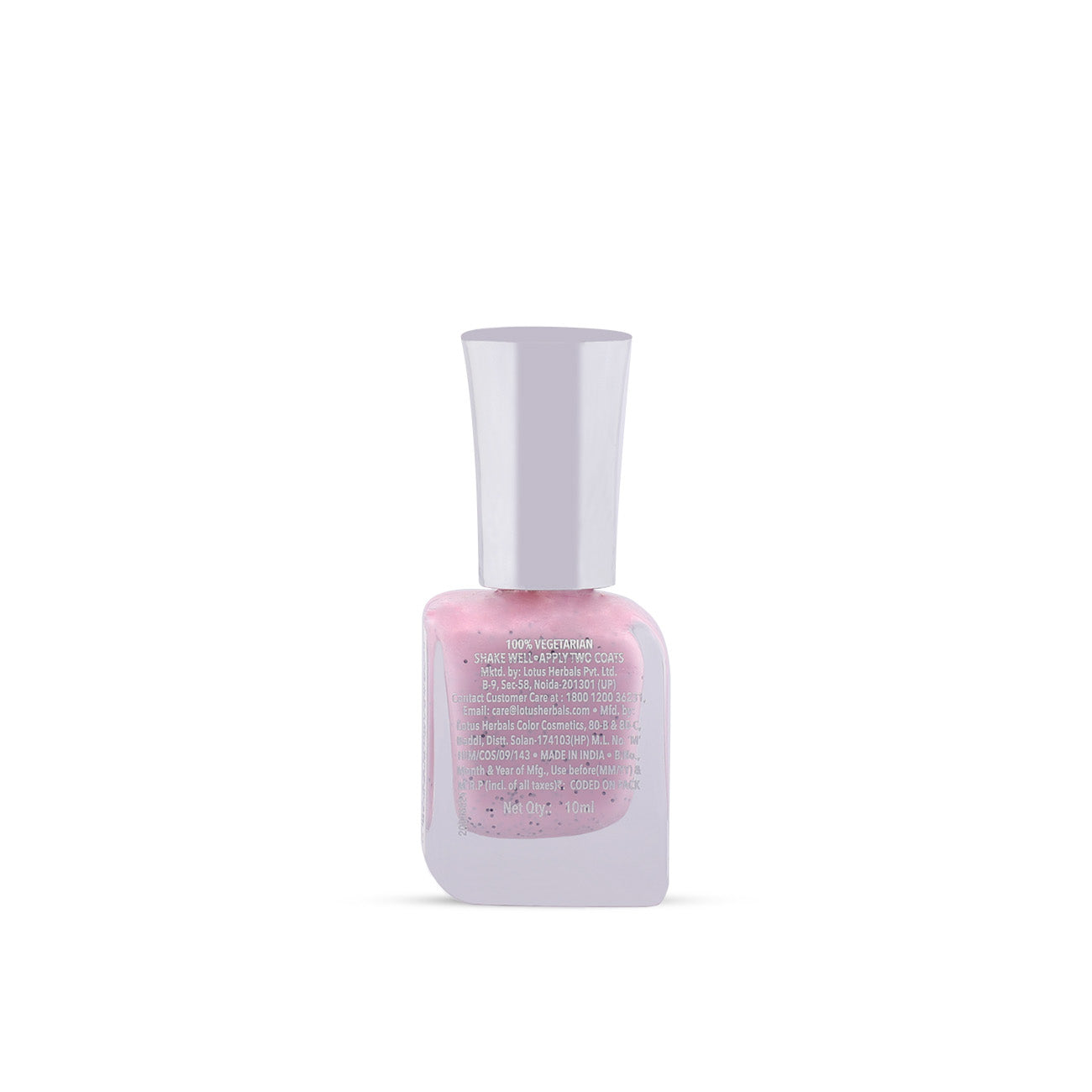 Lotus Herbals Make-Up Ecostay Cookie Crumble Nail Enamel | Chip Resistent , Peach Crush E129, 10ml