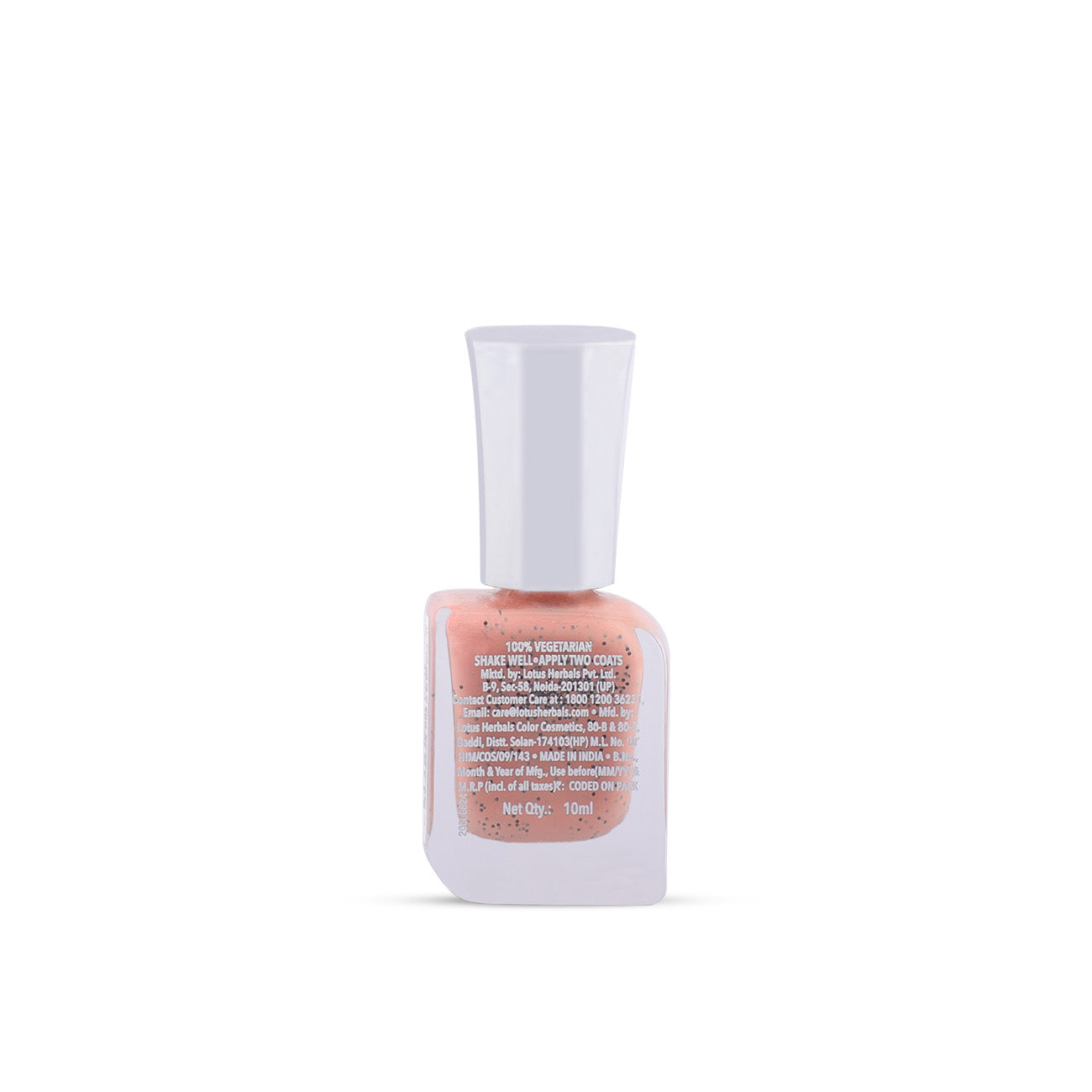 Lotus Herbals Make-Up Ecostay Cookie Crumble Nail Enamel | Chip Resistent , Sugar City E120