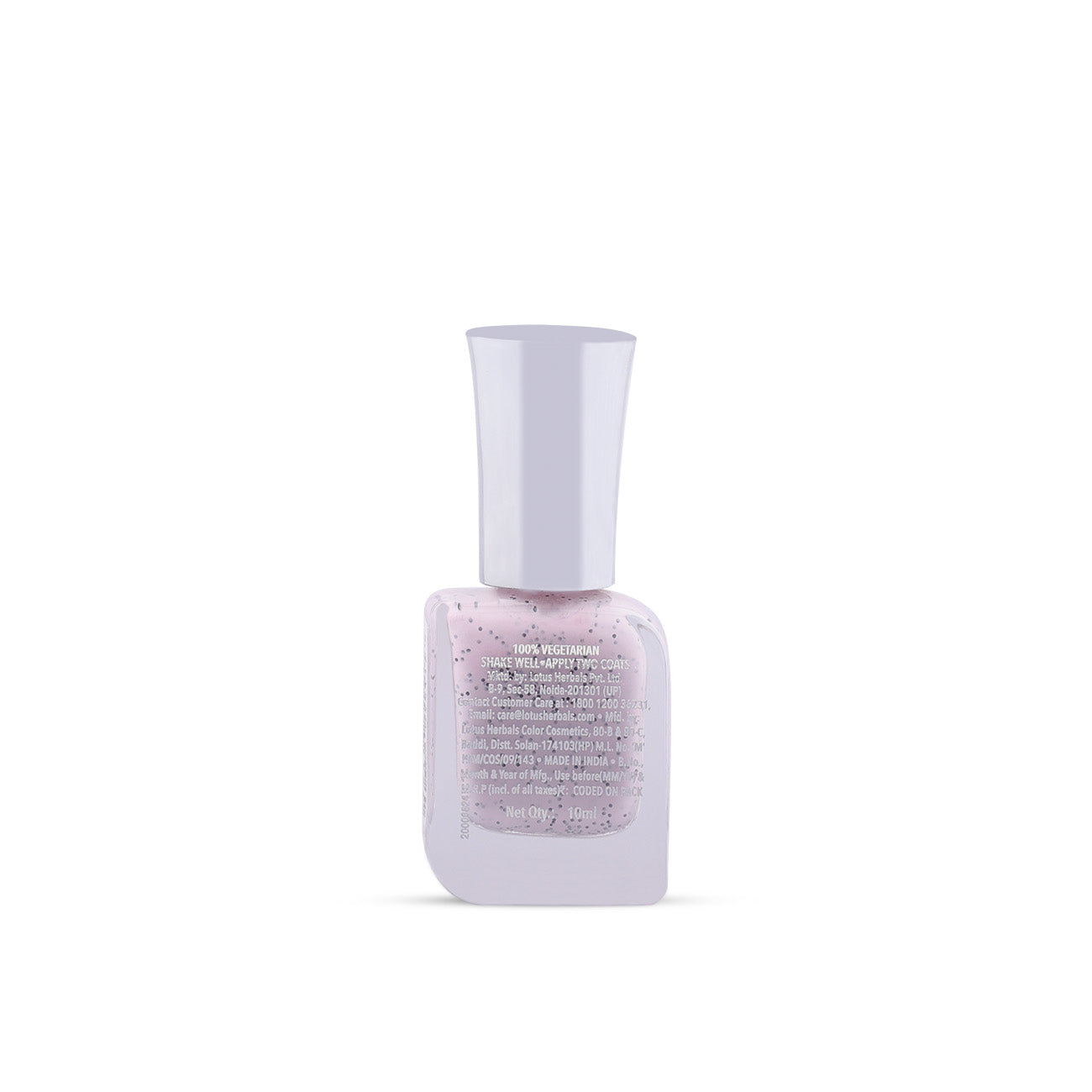 Lotus Herbals Make-Up Ecostay Cookie Crumble Nail Enamel | Chip Resistent , Pink Fest E128, 10ml