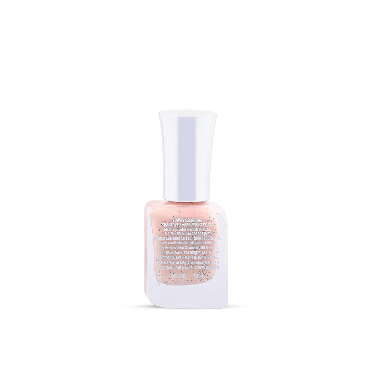 Lotus Herbals Make-Up Ecostay Cookie Crumble Nail Enamel | Chip Resistent , Cookie Jar E117, 10ml