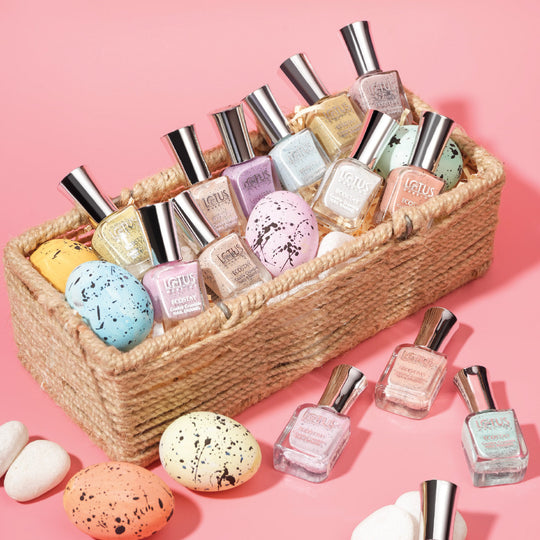 Lotus Herbals Make-Up Ecostay Cookie Crumble Nail Enamel | Chip Resistent , Cookie Jar E117, 10ml
