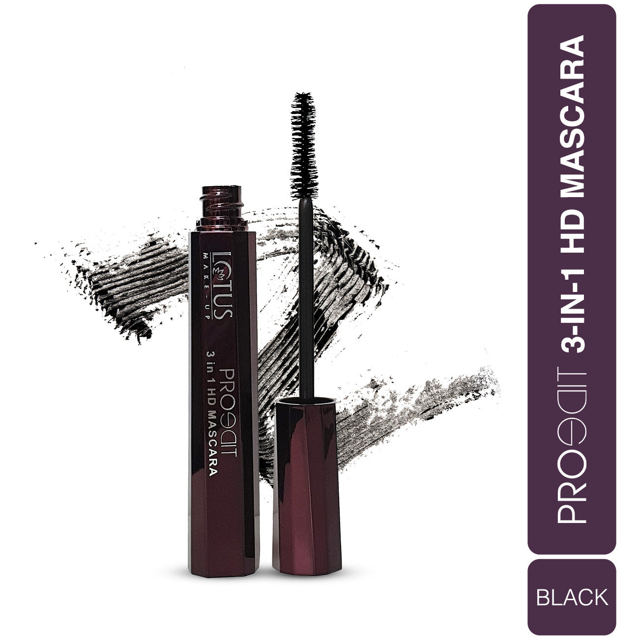 Lotus Herbals Make-Up Stroke & Lift Combo, Mascara X 10g + Eye Liner 1ml