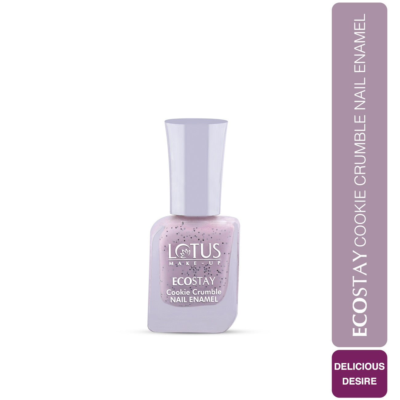 Lotus Herbals Make-Up Ecostay Cookie Crumble Nail Enamel | Chip Resistent , Sugar Mania E127