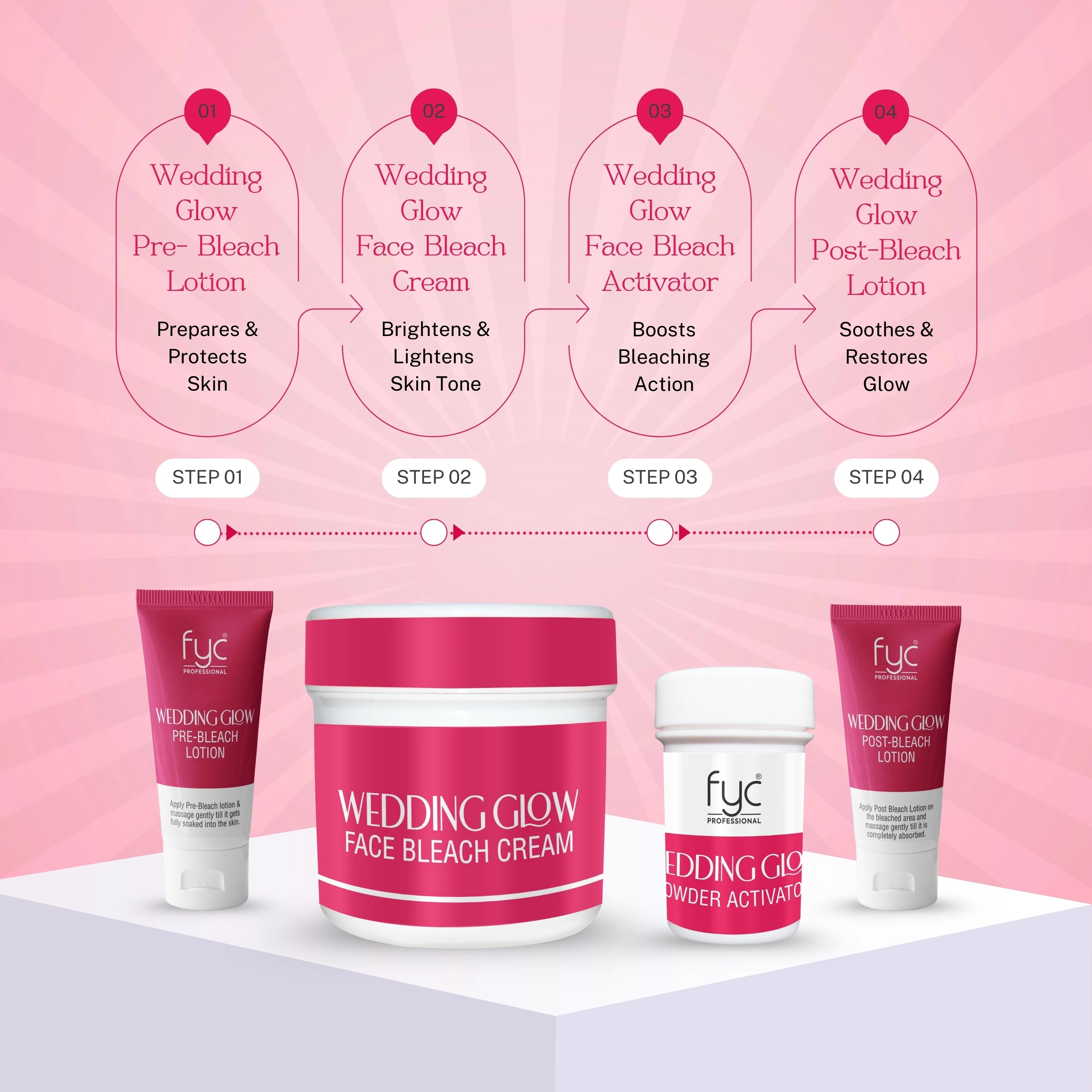 fyc-professional-wedding-glow-face-bleach-cream-270g - Image 2 - Buy from Indicrest