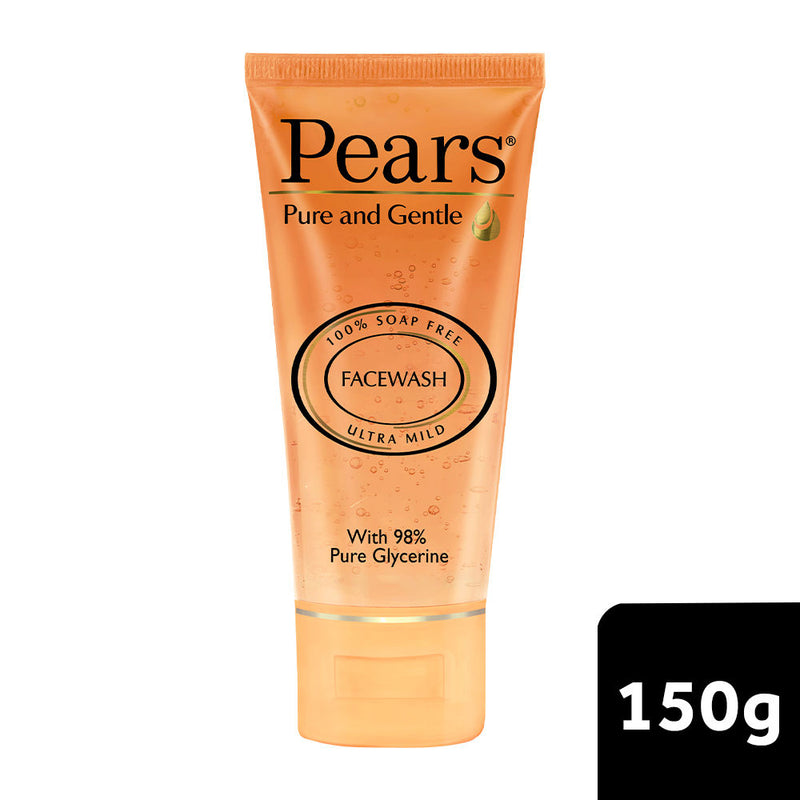 Pears Pure and Gentle Daily Cleansing Facewash Ultra Mild Cleanser with Glycerine, 150g Buy at Indicrest