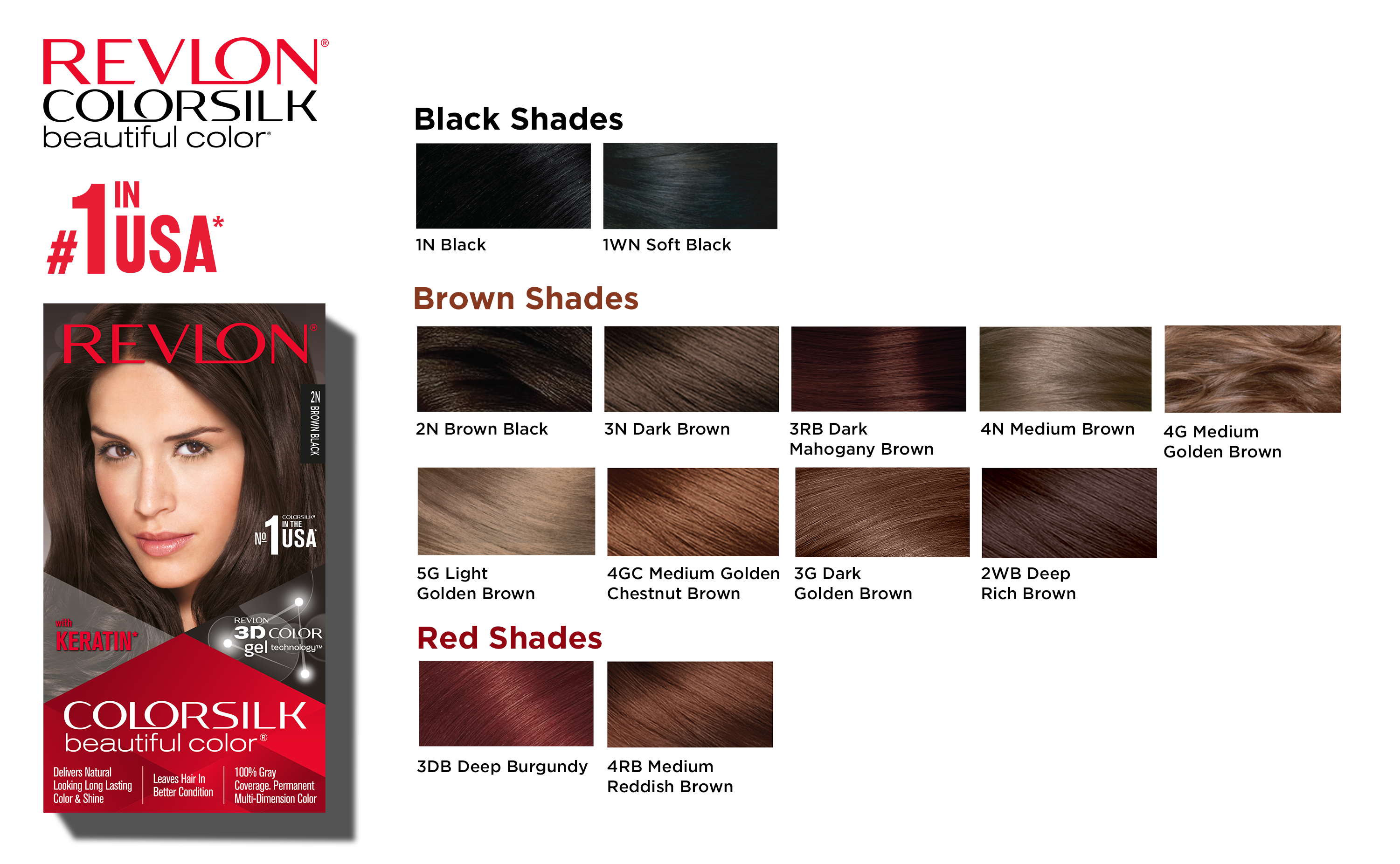 Revlon Colorsilk Beautiful Color Permanent Hair Dye, Medium Brown 4N - Image 3 - Buy from Indicrest