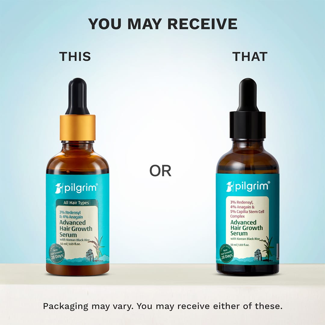 Pilgrim 3% Redensyl, 4% Anagain & 5% Capilia Stem Cell Complex Advanced Hair Growth Serum, 30ml - Image 6 - Buy from Indicrest