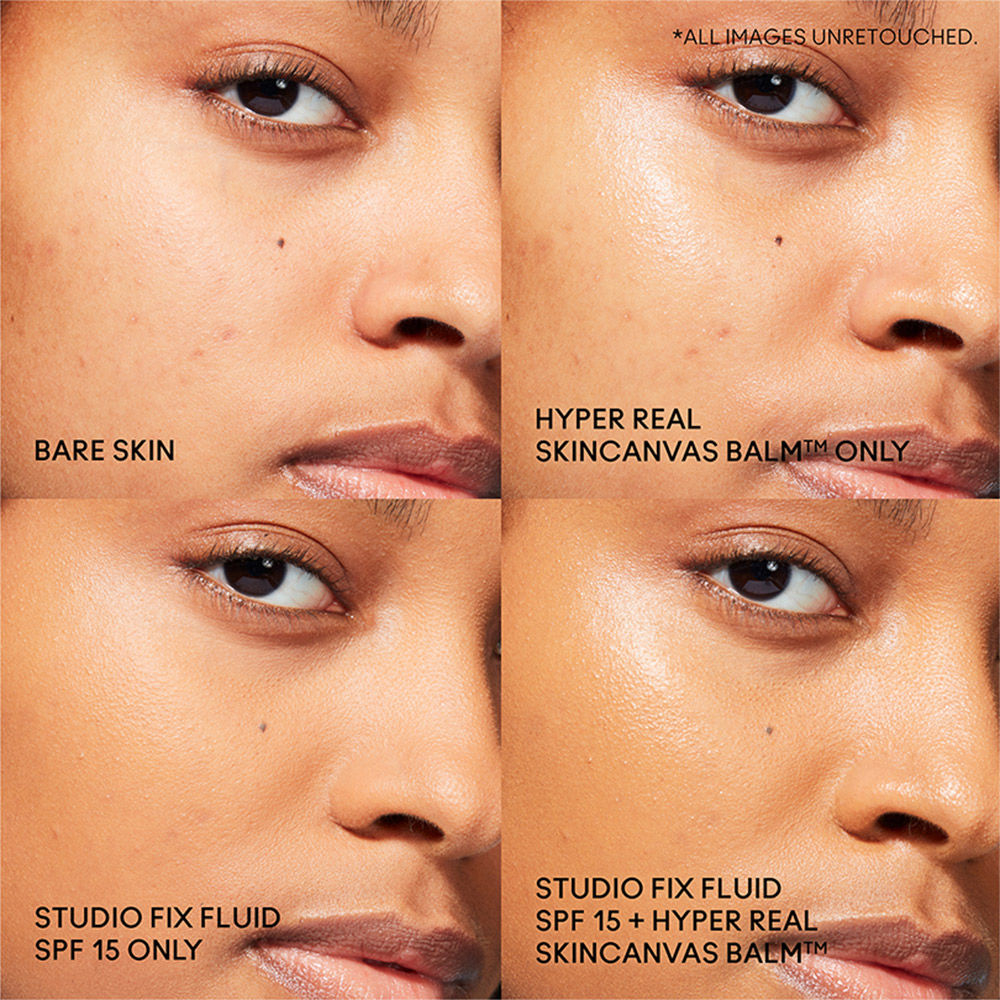 M.A.C Mini Hyper Real Skincanvas Balm Moisturizer With Niacinamide, Hyaluronic Acid & Ceramide, 15ml
