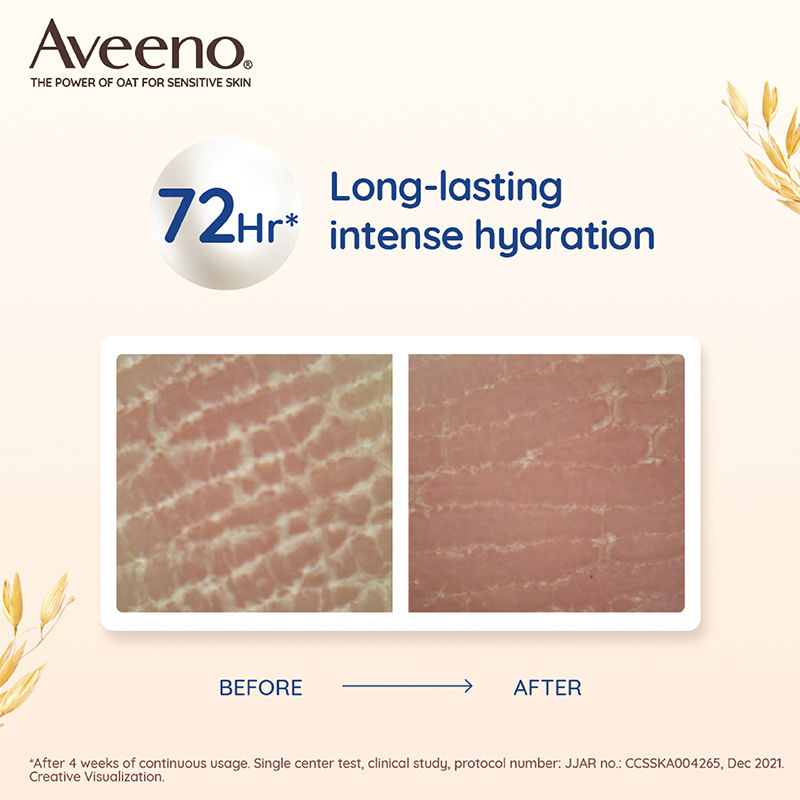 Aveeno Skin Relief Moisturising Lotion - Oat + Shea Butter Body Moisturizer For Dry & Sensitive Skin, 71ml