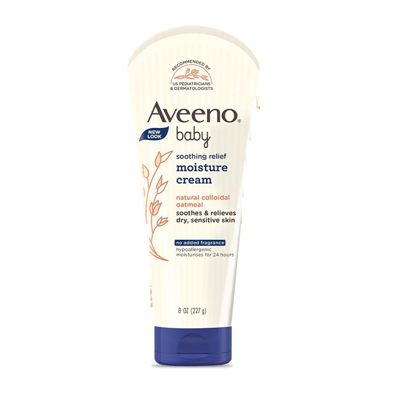 Aveeno Baby Soothing Relief Face & Body Moisture CreamOatmeal for Dry, Sensitive & Gentle Skin, 227g