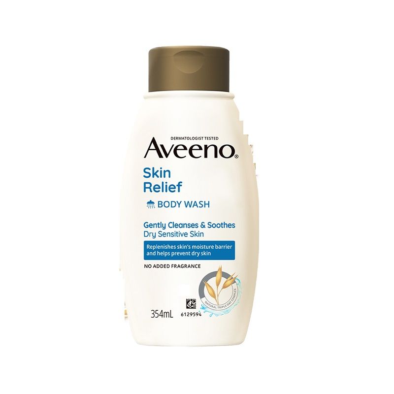 Aveeno Skin Relief Body Wash - Prebiotic Oat to Cleanse & Moisturize Dry, Itchy & Sensitive Skin, 354ml