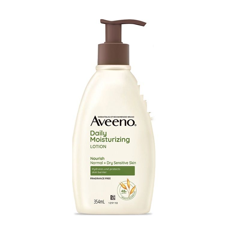 Aveeno Daily Moisturising Lotion - Natural Oat Body Moisturizer For Normal, Dry & Sensitive Skin, 354ml